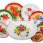 Home use fruit and candy storage enamel flower plate