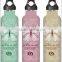 500ml/750ml Stainless steel water bottle/sport water bottle customized