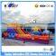Cheap Giant Inflatable Amusement Park With Double Lane Slide N Obstacles