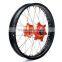 Wholesale lightweight alloy motorcycle front and rear wheel for KTM dirt bike