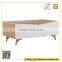 Wooden High Gloss White Coffee Table With E1 MDF With Solid Wood Veneer,tea Table