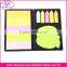 hotasle new model calendar sticky memo set with pen and box holder