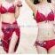 new style Bikini three-piece d printing more sexy mantle ladies swimwear