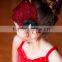 CHINAZP Factory Popular Colored Pale Yellow with Light Pink Curled Goose Feathers Pad Plume for Hair Accessories