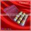 24 blister macaron gift tray with 0.55 mm clear food grade PET