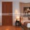 China manufacture glass insert solid wooden door