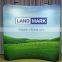 Promotion banner curve straight aluminium tension fabric store display