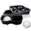 Amazon hot FDA approved food grade non-stick various color 4 x 45mm sphere ice ball maker silicone ice mould