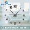 3d Diy Wall Clock Office Decorations Models Quartz Wall Clock Movement