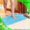 2016 hot sale100% polyester pvc backed bath mat bathroom