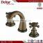 Two handles exquisite antique faucets water tap, swan top brass gravity casting basin faucets, bath faucet hand shower