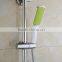 Colourful baking Varnish bath& shower rotate faucet set with ABS plastic rain shower head &hand shower