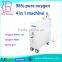 4 In 1 Oxygen Jet Face Lift Peeling Skin Rejuvenation Multifunction Machine CE Dispel Black Rim