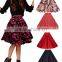 Bonvatt Women Lady Skirt Pleated Retro High Waist Skirt