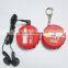 bottle cap shape mini portable fm radio with keychain