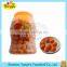 New style delicious orange color sweet round shape halal bubble gum