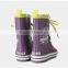 availabe in different colors cute rubber boots for boys and girls with laces