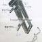 Agricultural machinery spare parts of tractor frame, stander assembly, bumper, etc