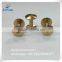 China supplier hardware brass male and female screw /brass screw female/brass post screw with logo