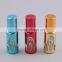 New design 3ml mini essential oil stainless steel roller ball glass roll on perfume bottle with aluminum cap