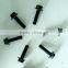 Black coated screw and nut assembly