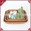 Functional durable rattan handmade fruits and vegetable display basket