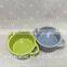 Stocked White Round ceramic soap dish/cheap ceramic bowl dishes