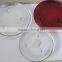 round shape 13.5cm dia glass saucer