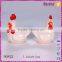 white ceramic salt and pepper shaker set