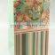 Printed Foldable Gift Bag With Stripe Patterns/ Shopping Paper Bag