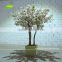 GNW BLS041-1 Silk Cherry Blossom Bonsai Tree With Wood Stand Artificial Flower Wedding Tree