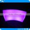 Consumer electronic glowing LED light bar bent chair stool / modern LED illuminated stool light for party
