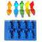 Robot ice mould FDA 8 cavities 6 inch ice cream mould