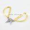 High Quality Mini Stainless Steel Blade Gold Plating Handle Sewing Scissors