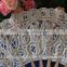 Beautiful lace bamboo fan for ladies
