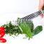 7.5"Professional Stainless Steel 5 Blades Kitchen Herb Scissors With Comb