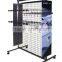 Gridwall panels with double wire on vertical sides gridwall panel