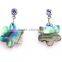 latest exquisite fashion abalone shell earrings new design paua abalone shell earrings with newest design