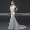 MGOO Hot Sale Customised Mermaid White Lace Wedding Dress Sleeveless Sexy Bridal Dress Underwear 100 Usd Dress