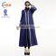 Zakiyyah E009 with stripes designer cuff abaya from moroccan kaftan dress long cardigan fashional burqa for sale