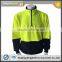 Fleece Two-tone hi Vis Polar Jacket Safety Sweatshirt Meet EN ISO 20471
