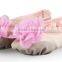 softy comfortable professional canvas faric children's ballet dance shoes