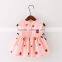 Wholesale sweet style knitted flower pattern baby dress