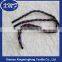 Wholesale round polyester shoelace with rubber end,Fashionable Shoestring Cord Rubber End
