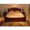 Western Style Solid wooden double bed