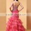 Prom Formal Evening Dress Color Block A-line Sweetheart Floor-length Party dress P052