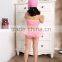 OEM Pink And Yellow Girls Tankini With Bowknot Swimwear Set