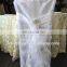 Best Sale Fancy Ruffles White Wholesale Chair Covers