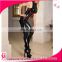 mature women pvc bodysuit black catsuit zipper type night club bodysuit