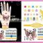 2015 colorful temporary new skining flash finger stickers